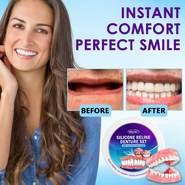 Bikendaโข Silicone Reline Denture Set๏ผ๐ฅ๐๐ข๐ฆ๐ข๐ญ๐๐ ๐ญ๐ข๐ฆ๐ ๐๐ข๐ฌ๐๐จ๐ฎ๐ง๐ญ ๐๐๐ฌ๐ญ ๐๐ ๐ฆ๐ข๐ง๐ฎ๐ญ๐๐ฌ๐ฅ)๐